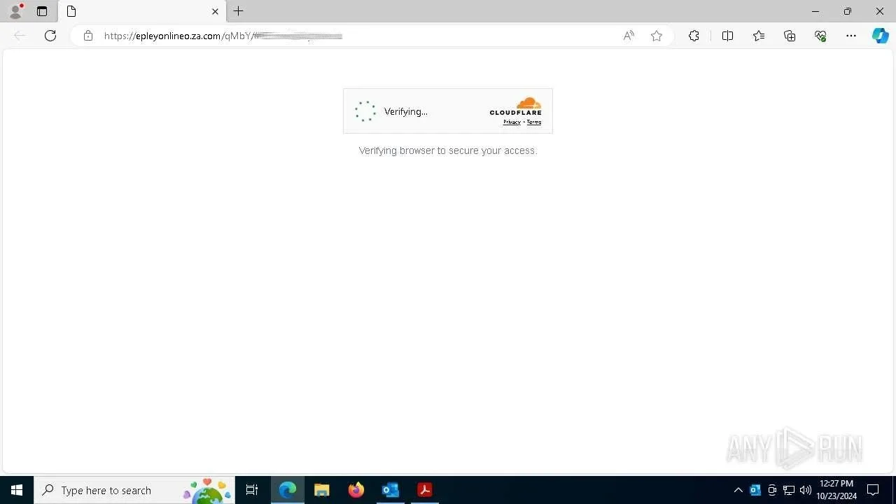 The sandbox automatically solves CAPTCHA challenges