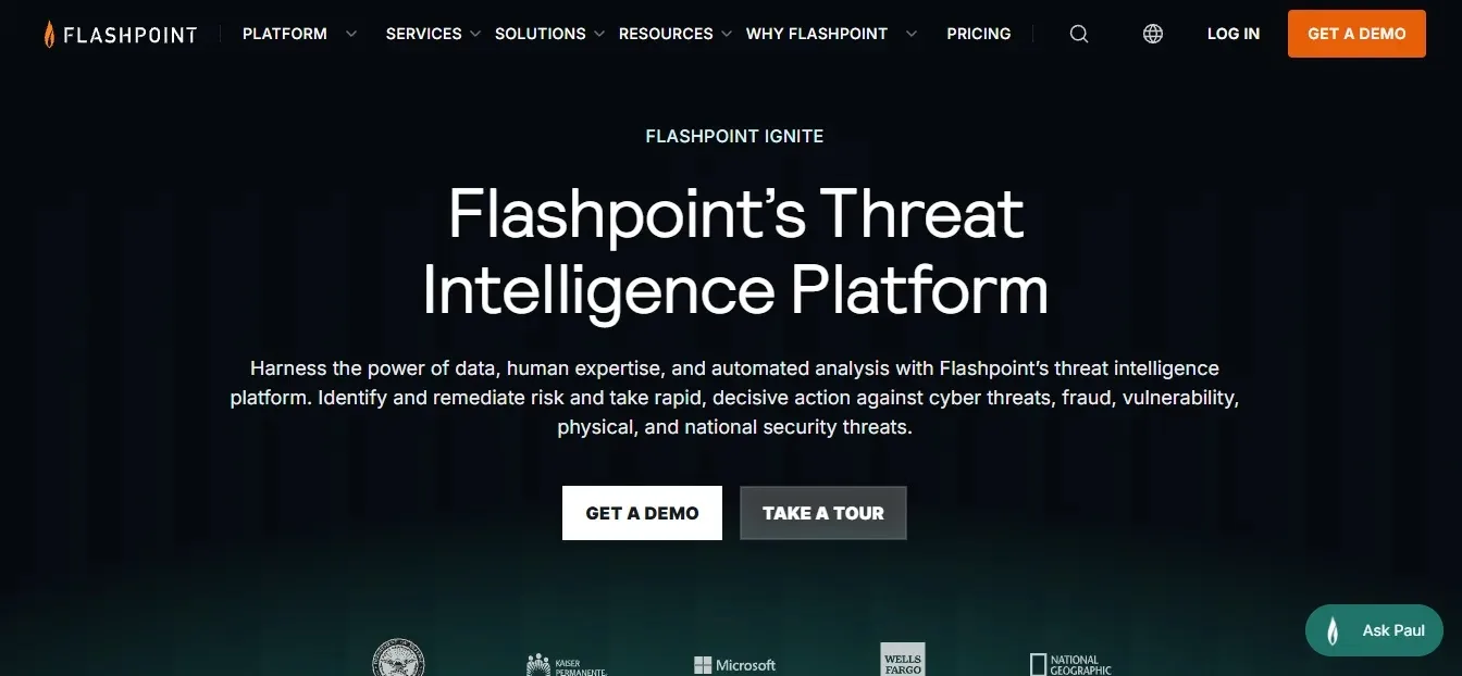 Flashpoint — Best Deep/Dark-Web Intelligence