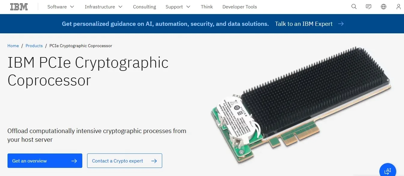 IBM — Best Mainframe-Grade Crypto