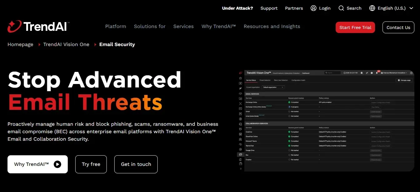 Trend Micro — Best Bundled Email-Security Encryption