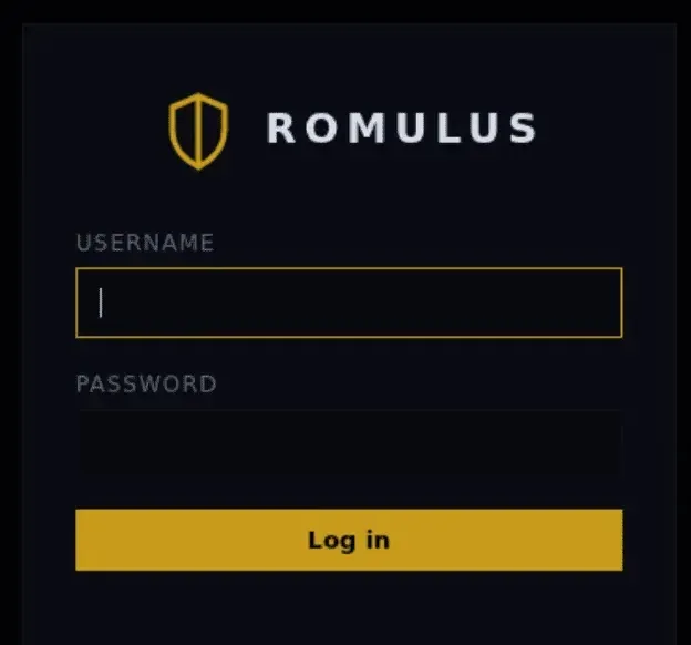 Login page (Source - Forescout)