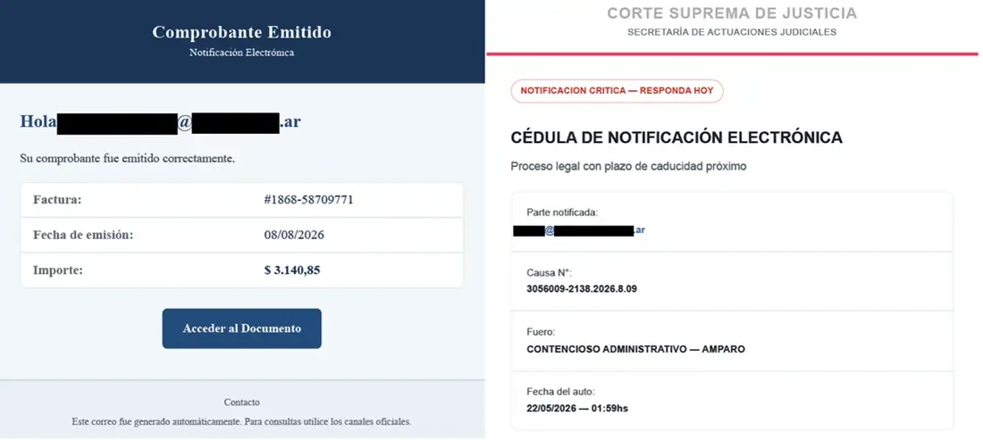 Phishing PDF files (Source - Fortinet)