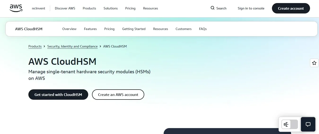 AWS CloudHSM — Best Cloud-Native HSM