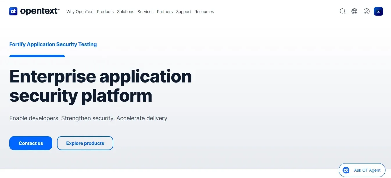 OpenText (Fortify) — Best Suite-Governed Runtime