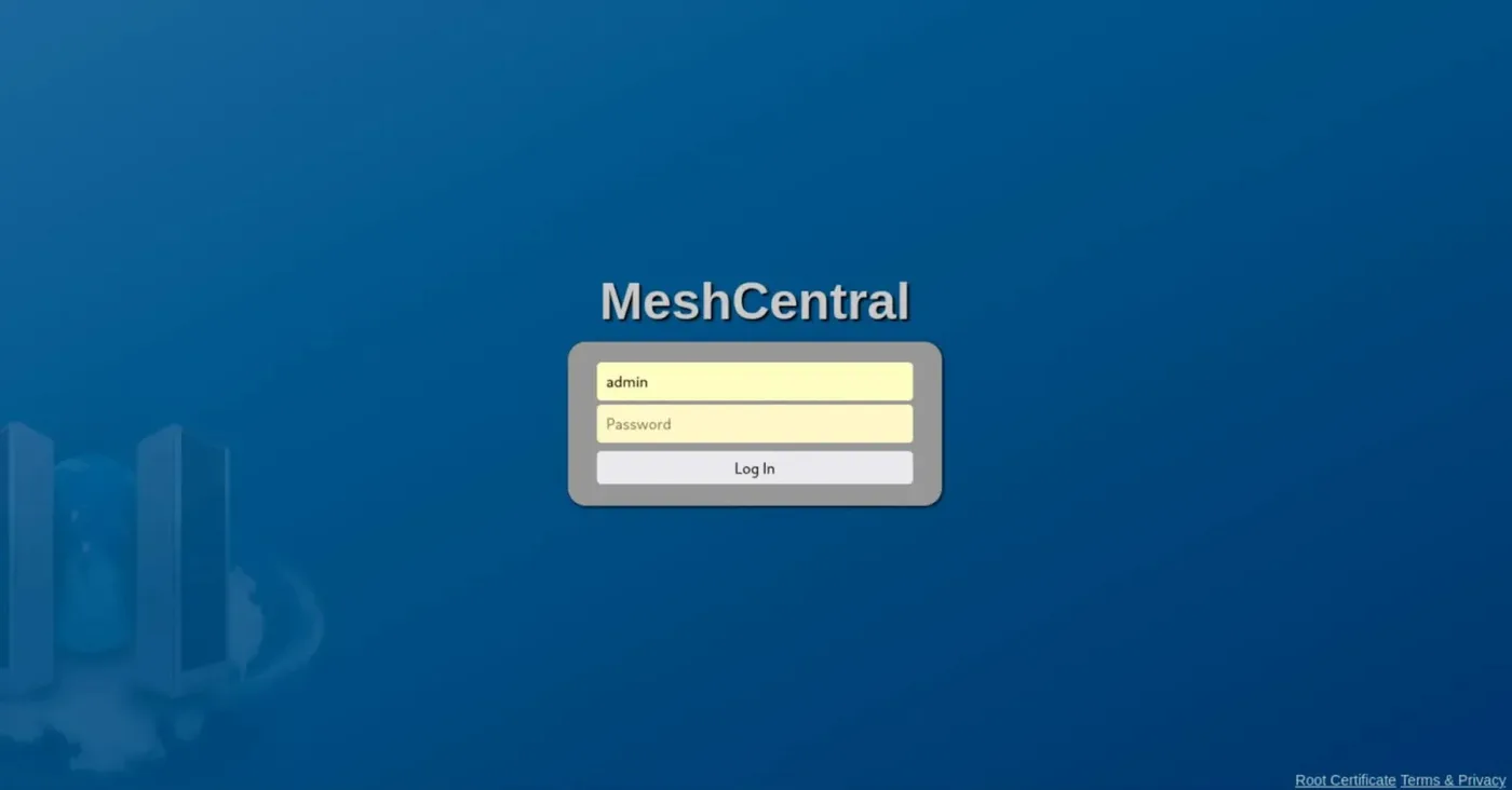 k0t’s MeshCentral login page at mesh[.]buttruyen[.]com (Source - Group-IB)