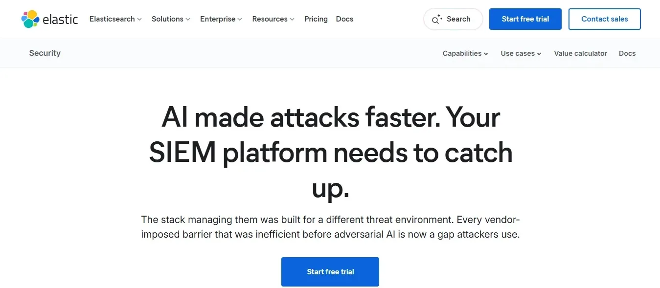 Elastic Security — Best Open-Architecture Value