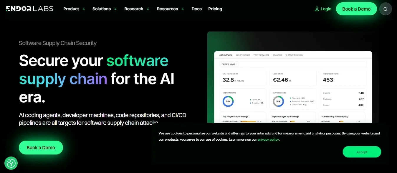 Endor Labs — Best Reachability Triage