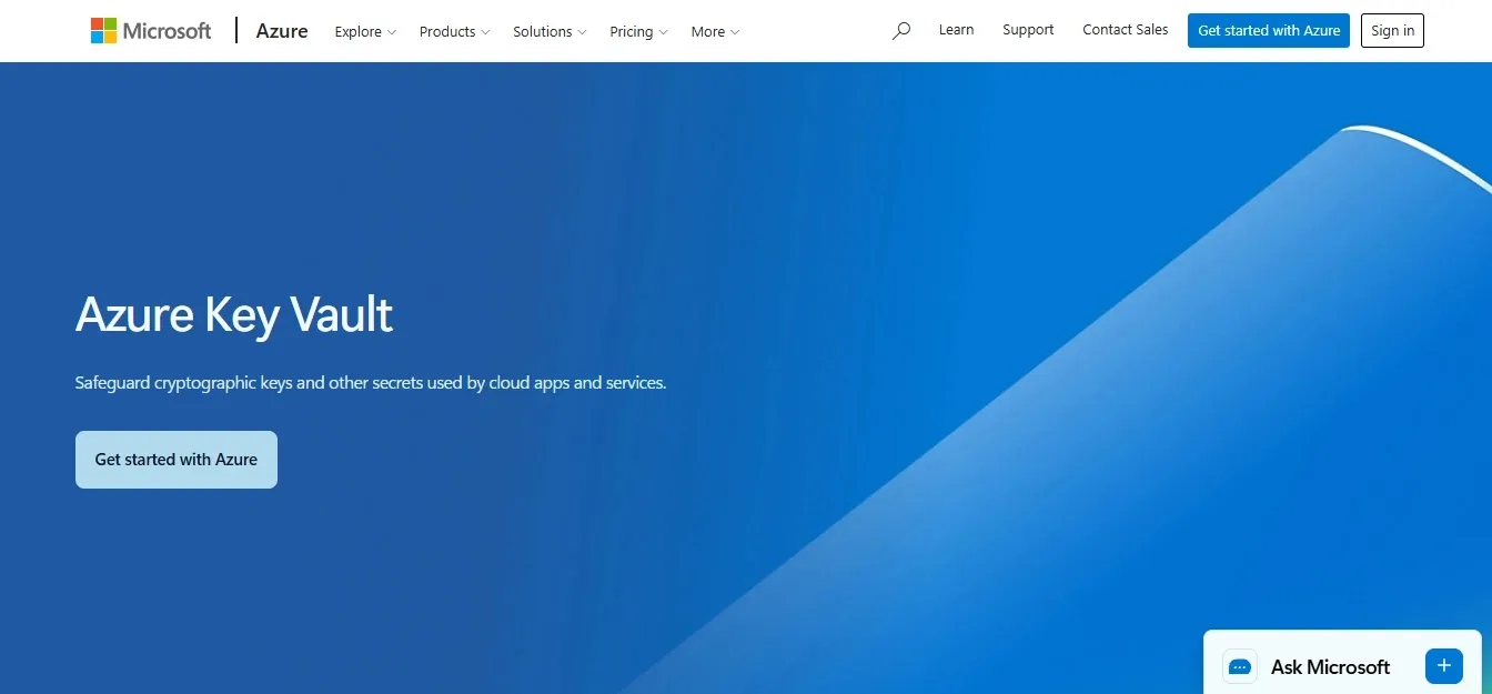 Microsoft Azure Key Vault — Best Azure-Native