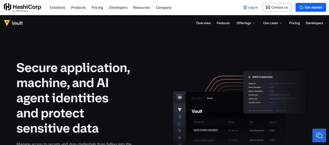 HashiCorp Vault — Best Developer-Platform Crypto