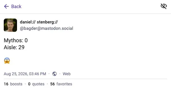 Daniel Stenberg Mastodon Post