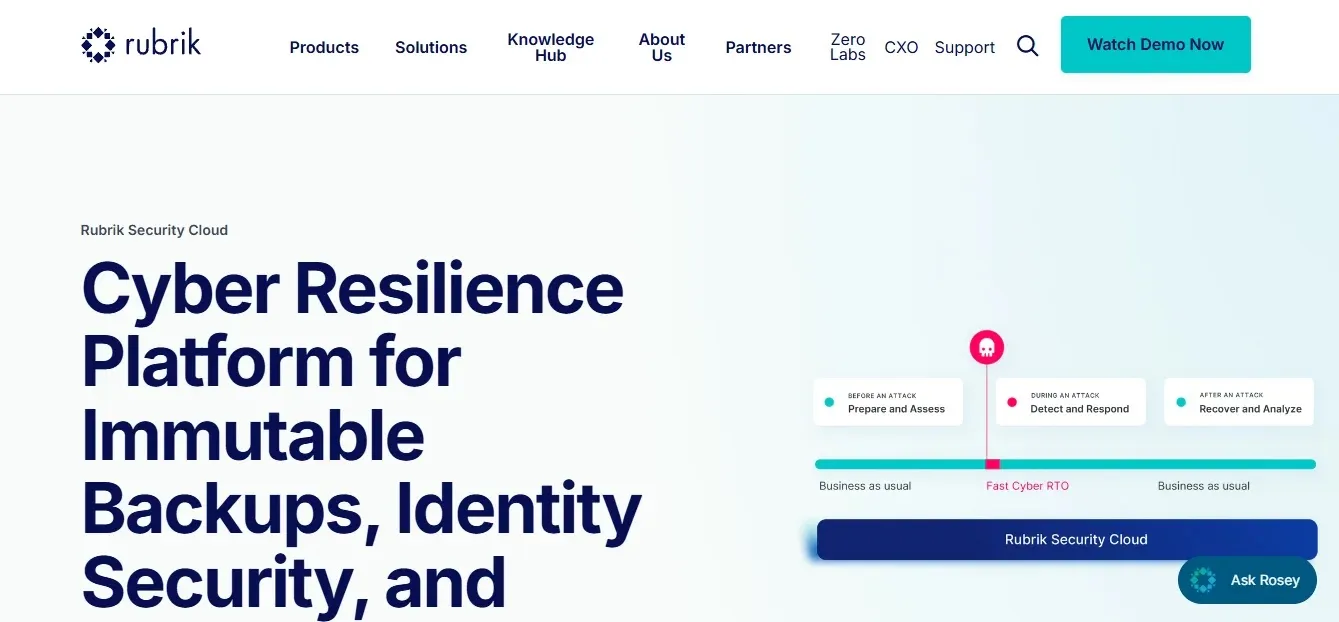 Rubrik — Best Security-First Backup