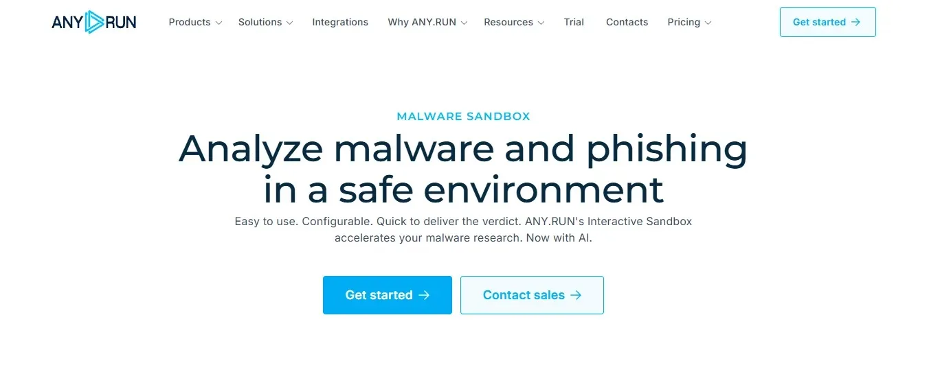 ANY.RUN — Best Interactive Sandbox
