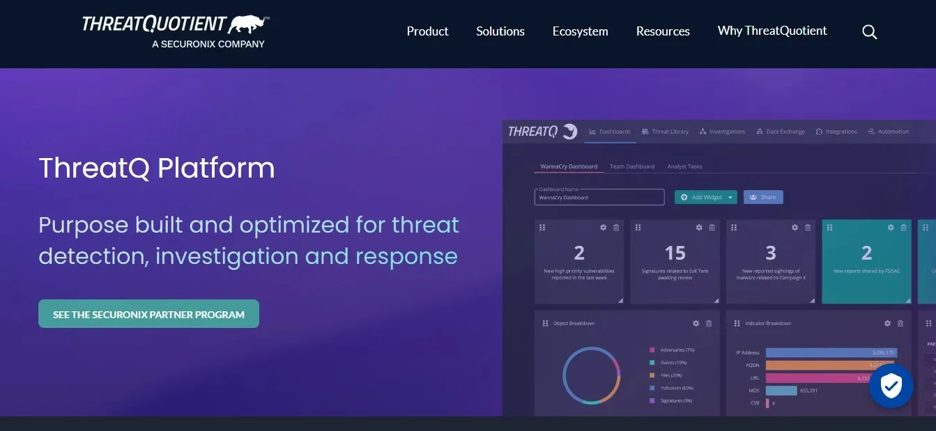 ThreatQuotient — Best Data-Driven Intel Library