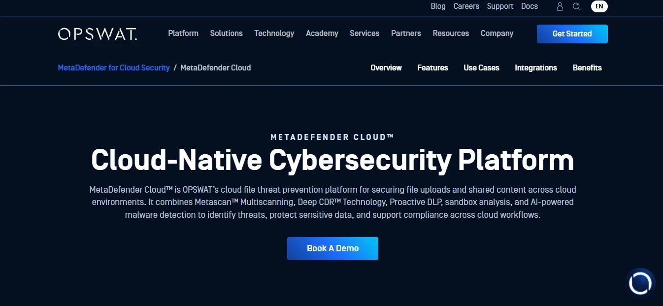 OPSWAT MetaDefender Cloud — Best Multi-Engine Threat Context