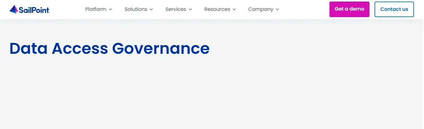 SailPoint — Best IGA-Integrated Data Governance