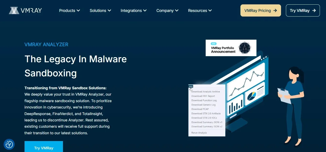 VMRay — Best Evasion Resistance
